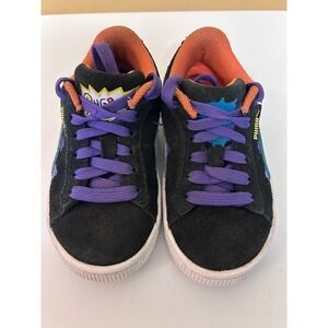 Puma Suede Nickelodeon Rugrats Black Blue Purple Toddler Sneakers 382855-01